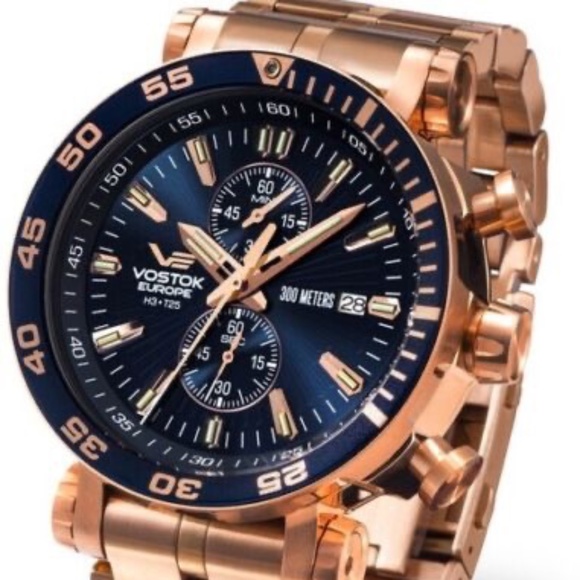 Vostok-Europe Energia Mecha-Quartz Chronograph - VK61-575B590 - Picture 1 of 16